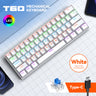 T60 White Blue Switch Wired