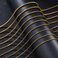 Snake bone chain necklace laid flat showing the smooth linked segments