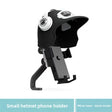 Rearview mirror with helmet black