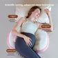 Maternity support pillow with a Tencel cool feel dot cover