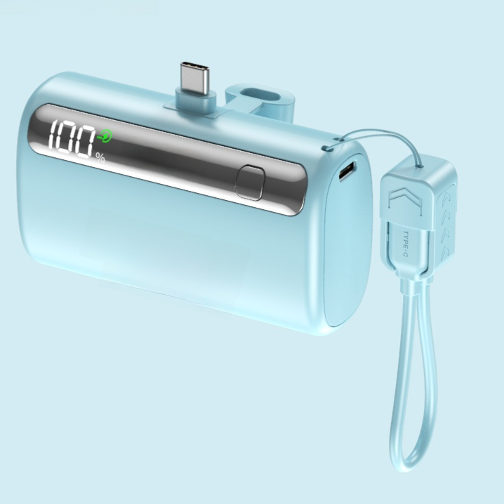 Light Blue KTOYPWC power bank, option photo for 10000mAh TC Fast Charge