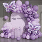 Quick tie up setup for pastel balloon chain