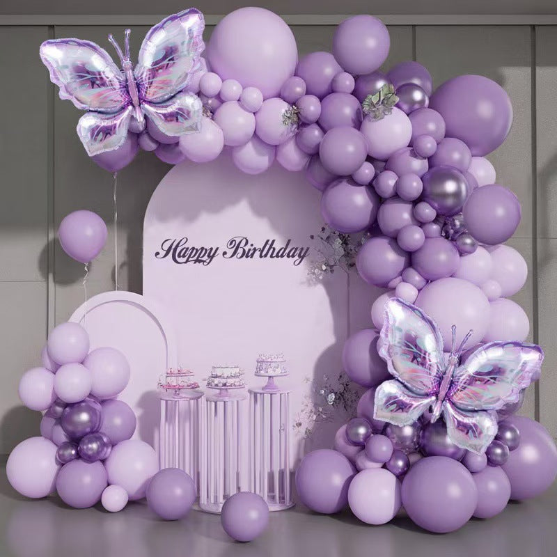 Quick tie up setup for pastel balloon chain