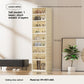 Shoe cabinet with double-row dust-proof function