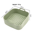 Large Square Stud Base Avocado Green