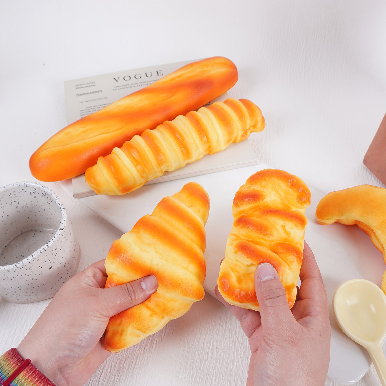 PU Slow Rebound Realistic Food Model Sensory Play Toy for Playtime, Gifting, a Cozy Family Moment with Playful Comfort, Ea...