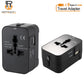 Close up of the dual USB adapter USB port contacts and moulded ABS shell