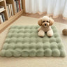 Matcha Green Bubble Velvet / Non-Slip 40x40cm