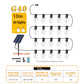 Solar Powered G40 Outdoor Decorative Light String