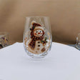 Flat Snowman Round