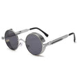 Silver Frame, Gray Lens