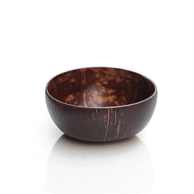 Coconut Shell Bowl with Wood