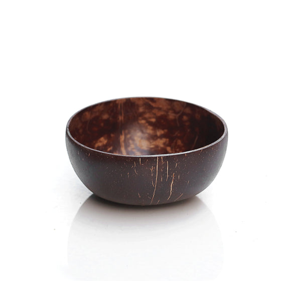 Coconut Shell Bowl with Wood