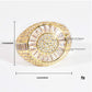 Zircon Hip-hop Style Ring | in-use moment