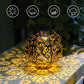 Solar Garden Projection Lamp | pattern projection on patio wall