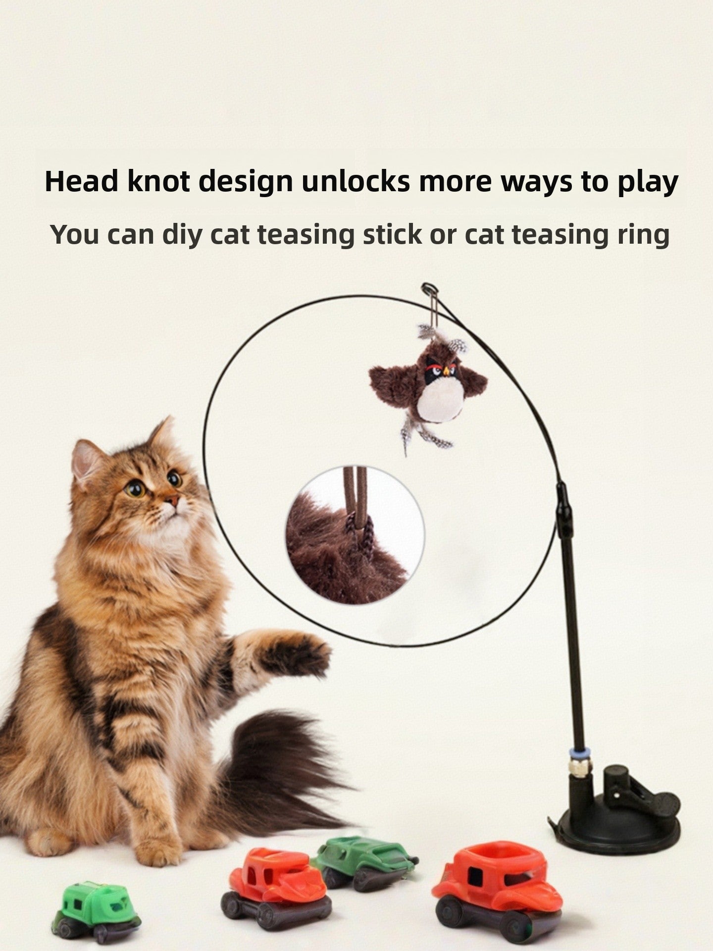 Electric Bird Cat Toy | lifestyle in use scene