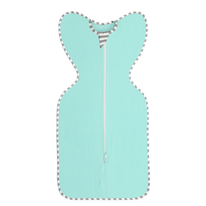 Pure Cotton Baby Swaddle Sleeping Bag | product flat lay alternate