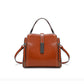 Genuine Leather Crossbody Bucket Bag Vintage Style Shoulder Purse