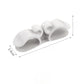 Cord winder colors black white gray pink dark green and clear shown together