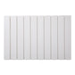 White foldable diatomaceous earth absorbent mat with a slatted design