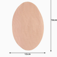 Nonwoven Light Skin Tone Oval 12x18cm