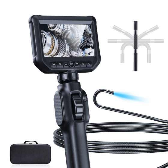 Handheld Steering Borescope with 4.3 Inch IPS Screen, 8mm or 6mm Probe