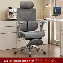 High Back Mesh Office Chair with Footrest and 4D Headrest