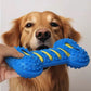 A brown squeaky TPR pet toy for dogs and cats, part of a soft rubber pet toy assortment