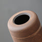 Close up of the matte glazed stoneware texture on the storage jar