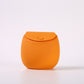 Silicone dog treat pouch shown from the front with its rounded magnetic flap