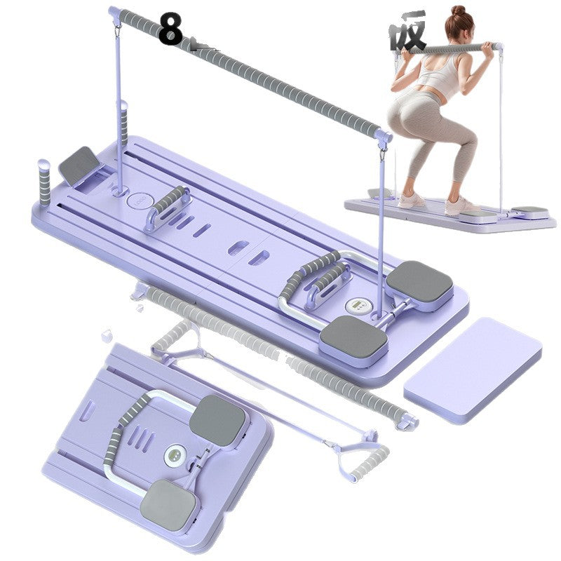 Side view of the ab wheel in a fully extended position