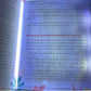 LED Book Light for Reading in Bed,Flat Panel Eye-Caring Bookmark Light,Portable Reading Lamp,Mini Night Light,Car,Travel,Gifts