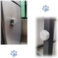 Round silver aluminum scent work canister for dog nosework training
