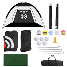 Indoor golf practice net