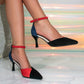 Womens Color Block Stiletto Heels