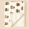 Green Teddy Folded Edge