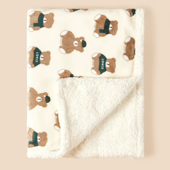 Animal Flannel Baby Blanket