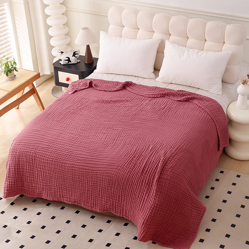 Breathable Cotton Gauze Bed Cover | third angle reference