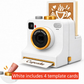 Latte Coffee Printing Art Camera