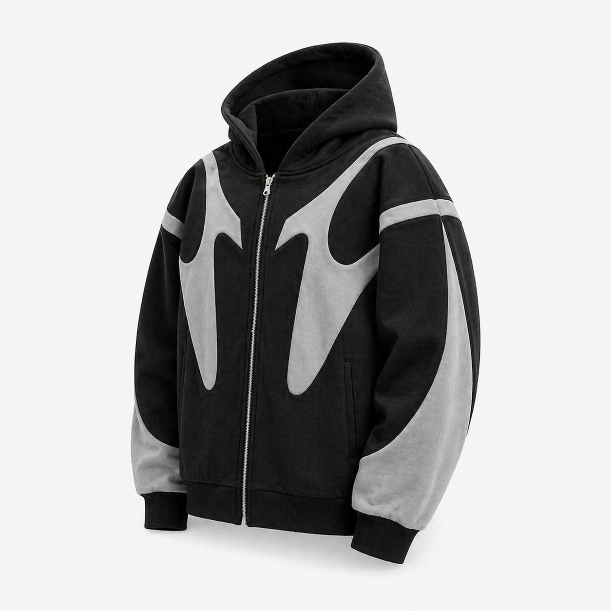 Women's oversized fleece top worn in a relaxed casual setting