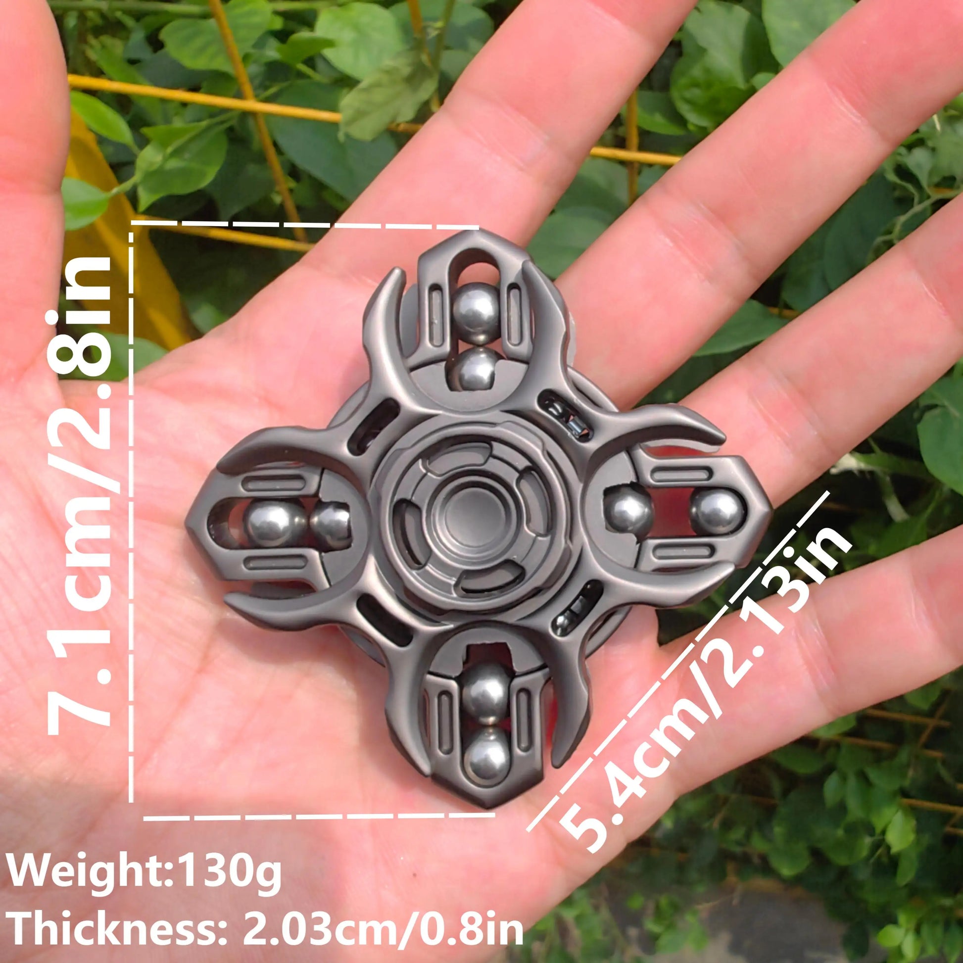 EDC Fidget Sliders, Tuning Fork Fingertip Gyroscope, Stress Relief Toys for Adults, Enhance Concentration and Relaxation, Long S