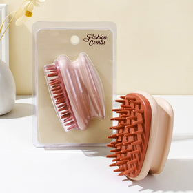 Elliptical Silicone Scalp and Shampoo Brush