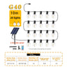 2.5W 2400mAh Solar Panel Warm White