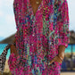 Long Sleeve Floral Print Shirt | angled lifestyle styling shot