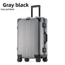 All aluminum 1801-grey with black / 29 in | 74 cm