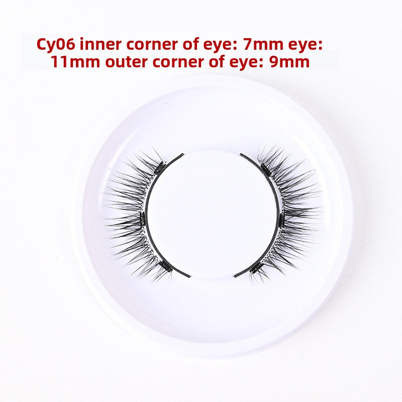 Magnetic False Eyelashes with Clip | reverse view product shot