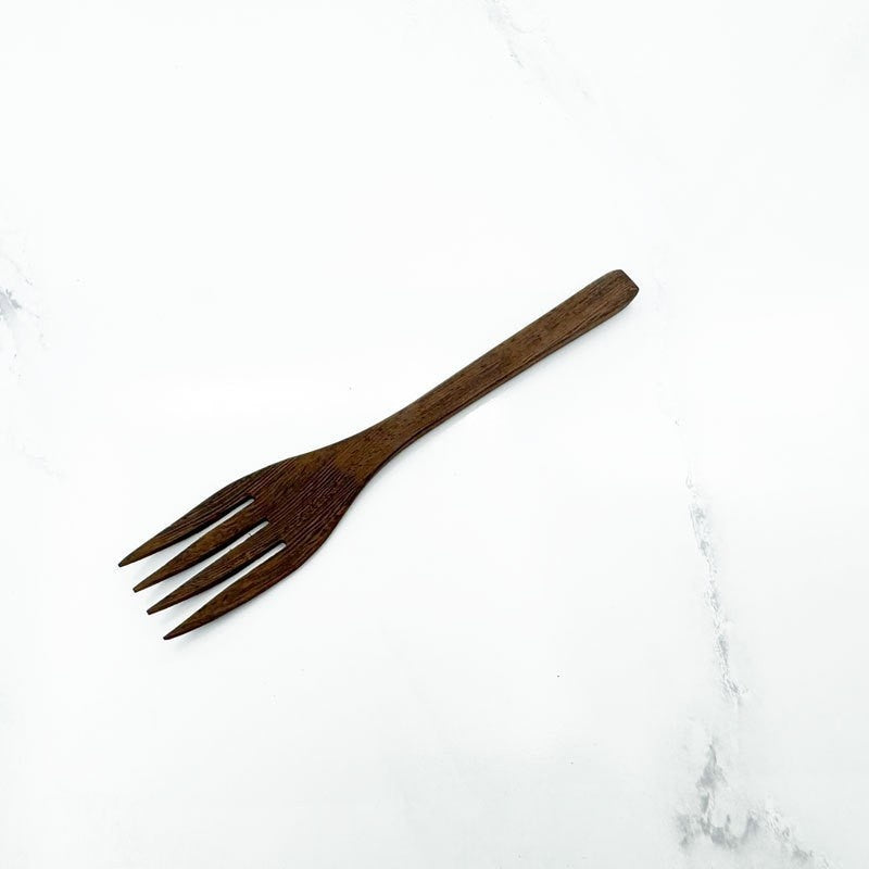 Coconut Shell Bowl with Wood Utensils | morning natural light styling
