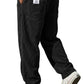 Corduroy trousers worn with a plain tee to show the relaxed straight leg cut
