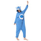 Black and white fleece onesie pajamas