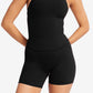 Womens Halter Neck Yoga Set with High Waist Shorts